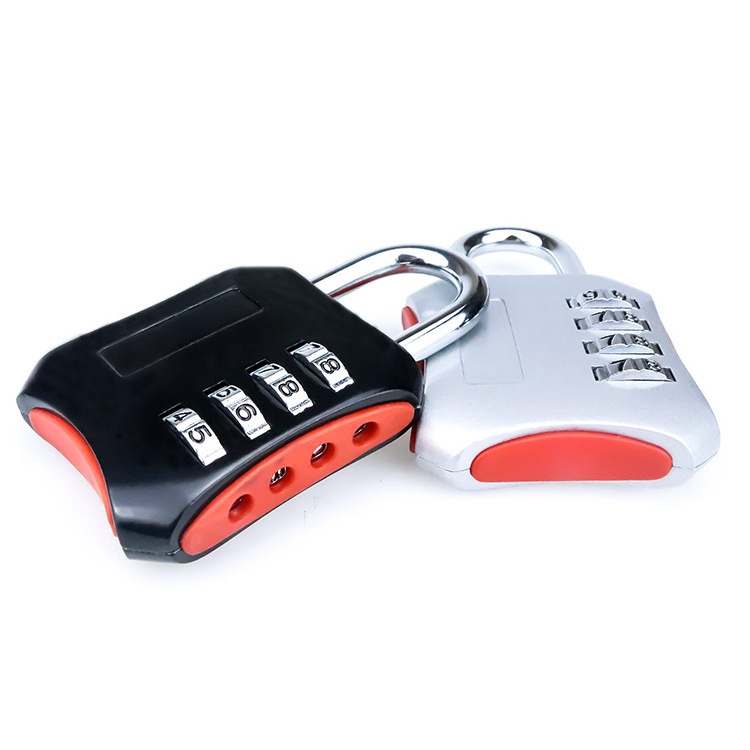 Combination Lock Resettable 4 Digit Padlock Outdoor for School Gym Locker Fence Gate Toolbox