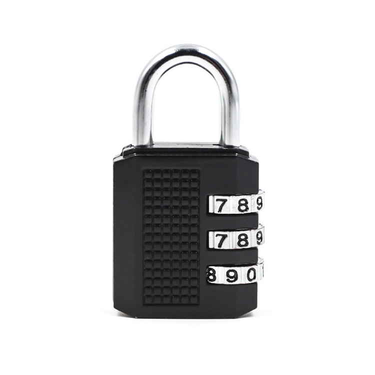 School Gym Sports Locker Luggage Combination 3  Digit Fence Outdoor Waterproof Padlock Lock