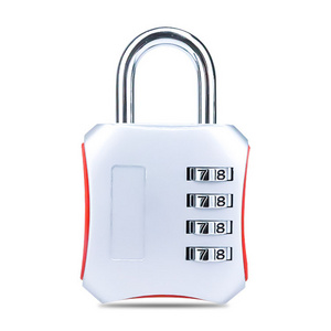 Combination Lock Resettable 4 Digit Padlock Outdoor for School Gym Locker Fence Gate Toolbox