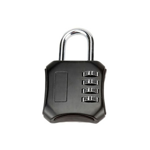 Combination Lock Resettable 4 Digit Padlock Outdoor for School Gym Locker Fence Gate Toolbox Employee Hasp Locker