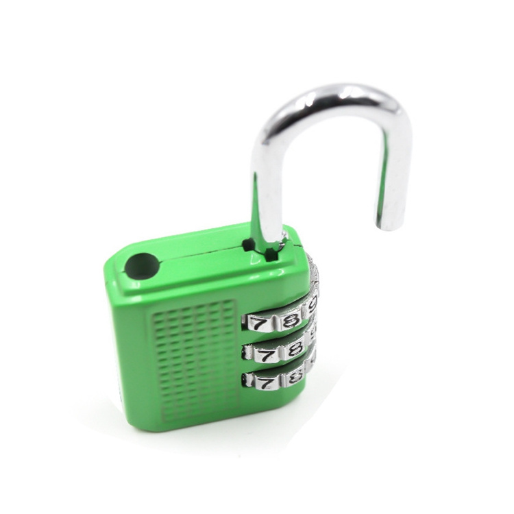 School Gym Sports Locker Luggage Combination 3  Digit Fence Outdoor Waterproof Padlock Lock