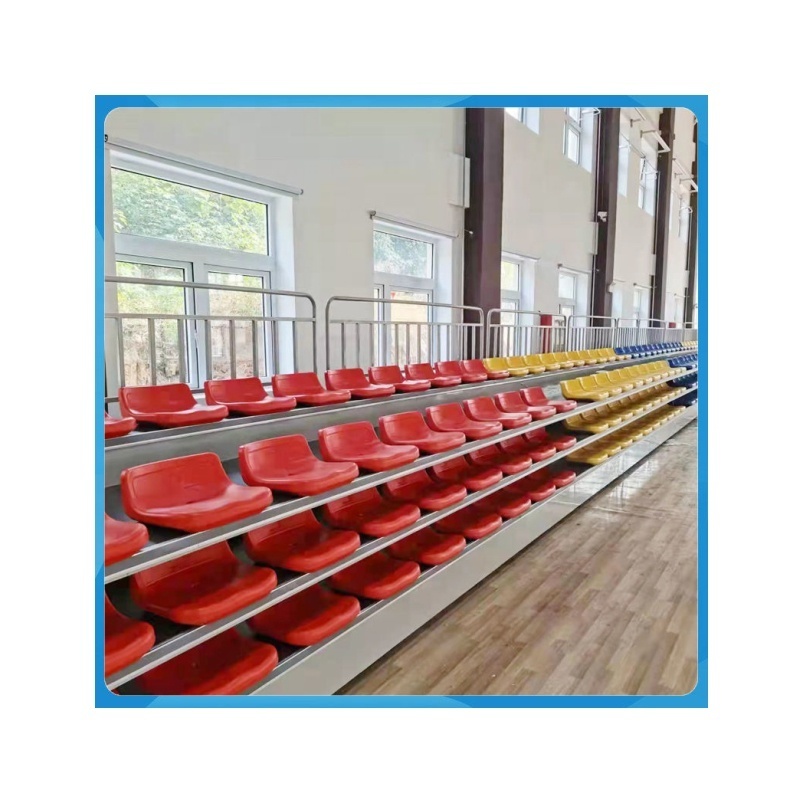 Rise Mounted Steel Telescopic Outdoor Bleachers 400Kg/Square Meters stadiums arena seating