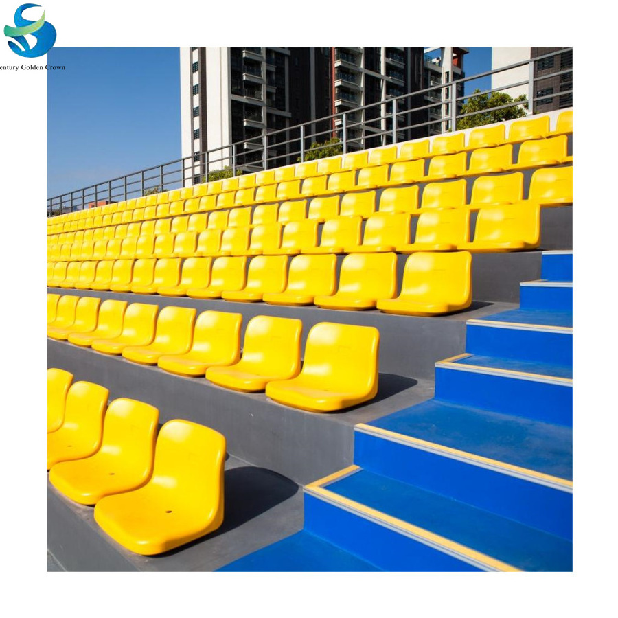 Professional Durable Stadium Seats HDPE Plastic Grandstand Football Bleacher Stadium Seats