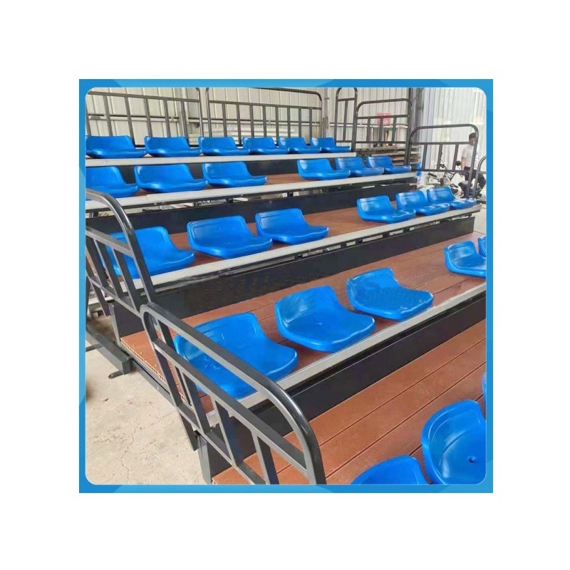 Rise Mounted Steel Telescopic Outdoor Bleachers 400Kg/Square Meters stadiums arena seating