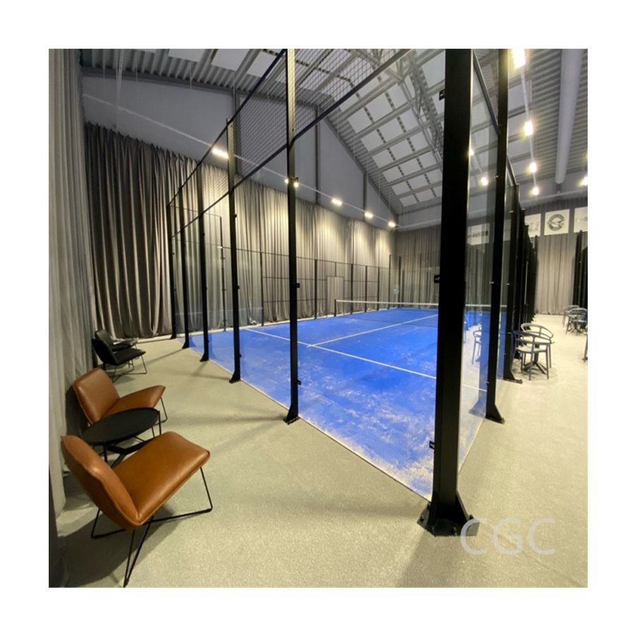 New Design Outdoor Professional Portable Super Panoramic Padel Tennis Court