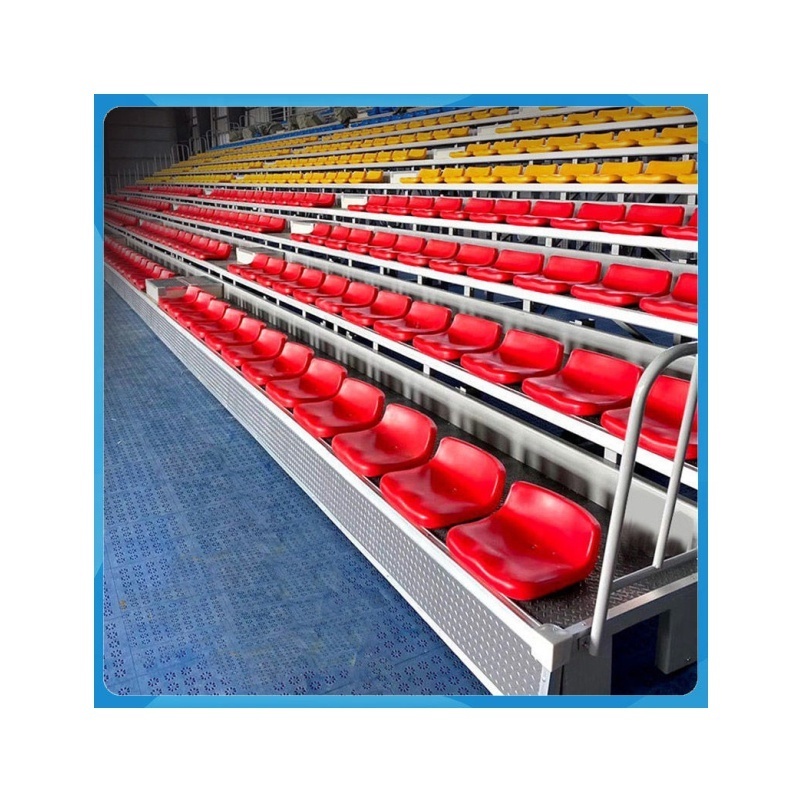 Rise Mounted Steel Telescopic Outdoor Bleachers 400Kg/Square Meters stadiums arena seating