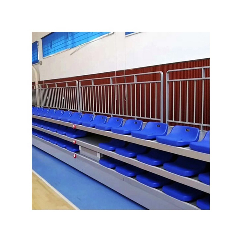 Rise Mounted Steel Telescopic Outdoor Bleachers 400Kg/Square Meters stadiums arena seating