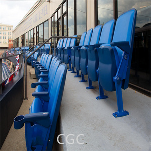 Tip-up Stadium Chair Plastic Stadium Seat with or Without Armrests Stadium Seat