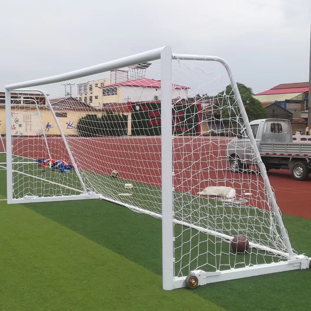 High Quality Soccer Goal 11vs11 Player Side Sport Football Goals Net Aluminum Alloy