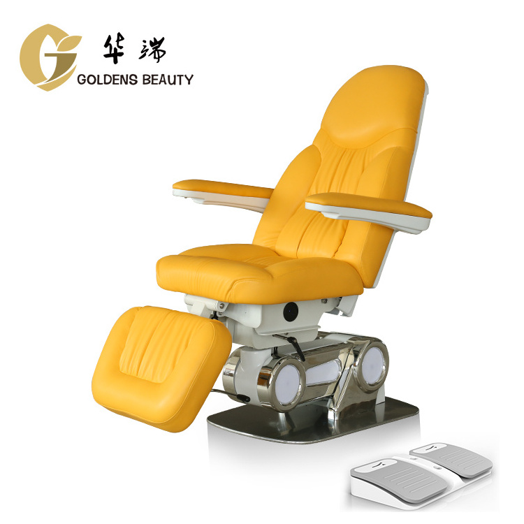 3-Motor Powered Aesthetic Chair For Beauty Treatment Spa Salon Treatment Beds