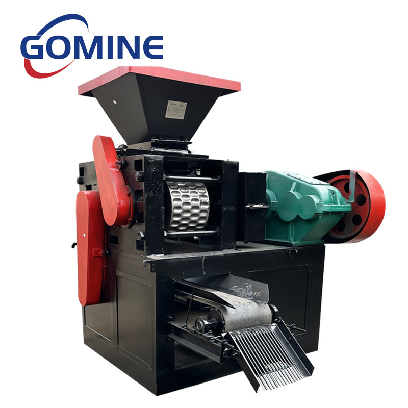 Bottom Price Coconut Shell Sawdust or Barbecue Charcoal Production Line Roller Briquette Machine 15-17(r/min) AC Motor Provided