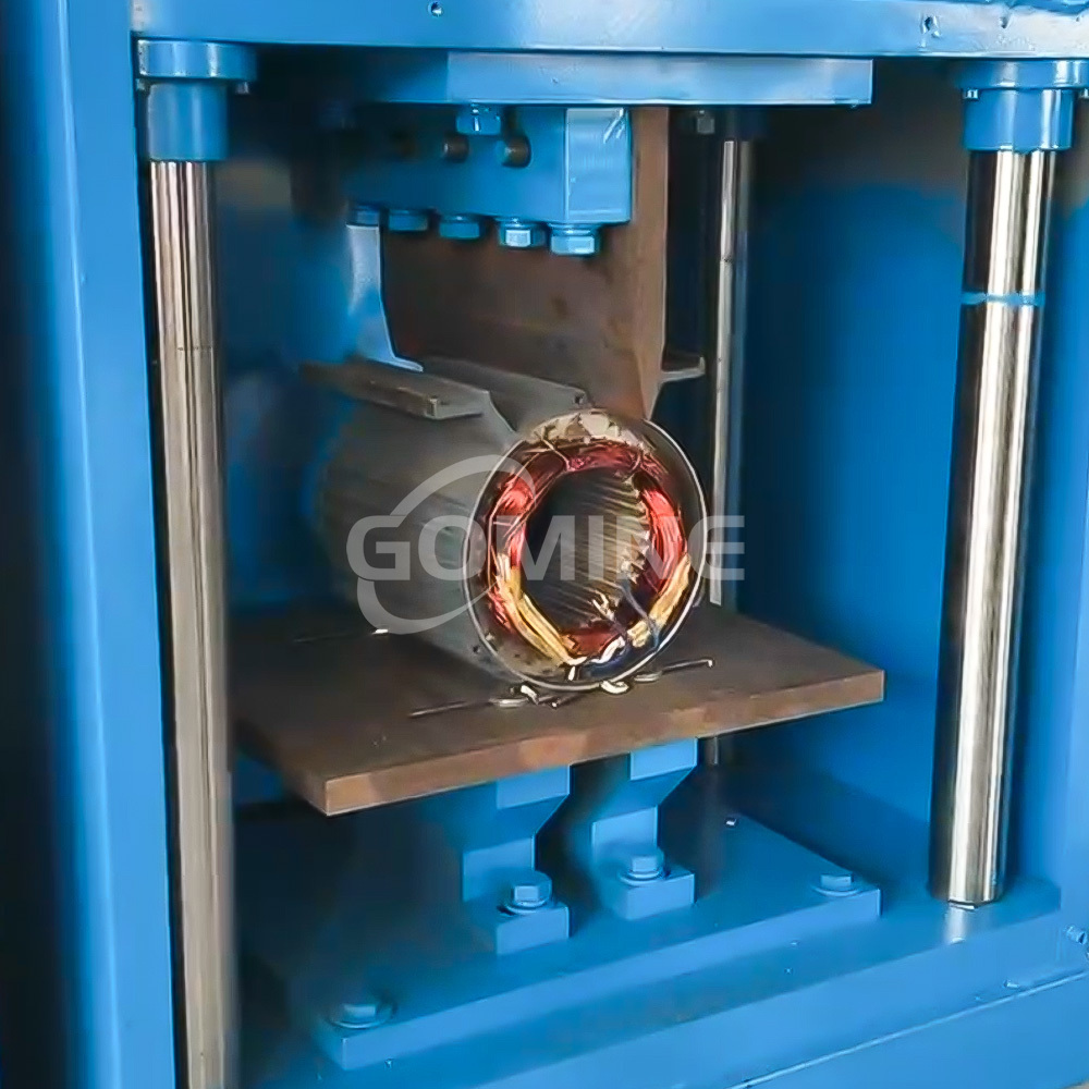 Electrical Motor Stator Coil Winding Copper Recycling Machine/Scrap Electric Motor Scrap Cutting And Pulling Machine