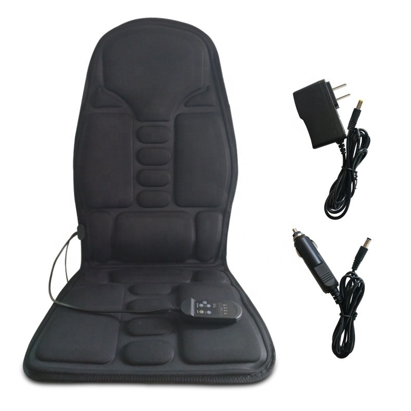 Home Office Full-body Back Neck Waist Infrared Therapy Heated Electric Vibrator Cushion Massaging,car Seat Massage Cushion