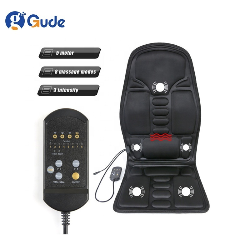 Home Office Full-body Back Neck Waist Infrared Therapy Heated Electric Vibrator Cushion Massaging,car Seat Massage Cushion