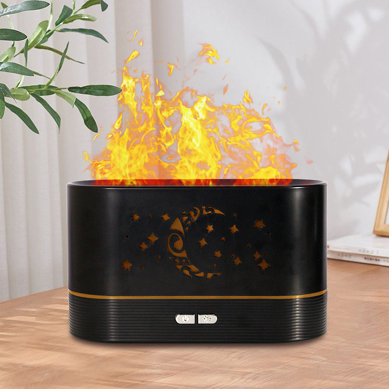 HonSun trending products 2024 new arrivals flame Aroma Diffuser Humidifier scent room electronic machine customized aromaterapia