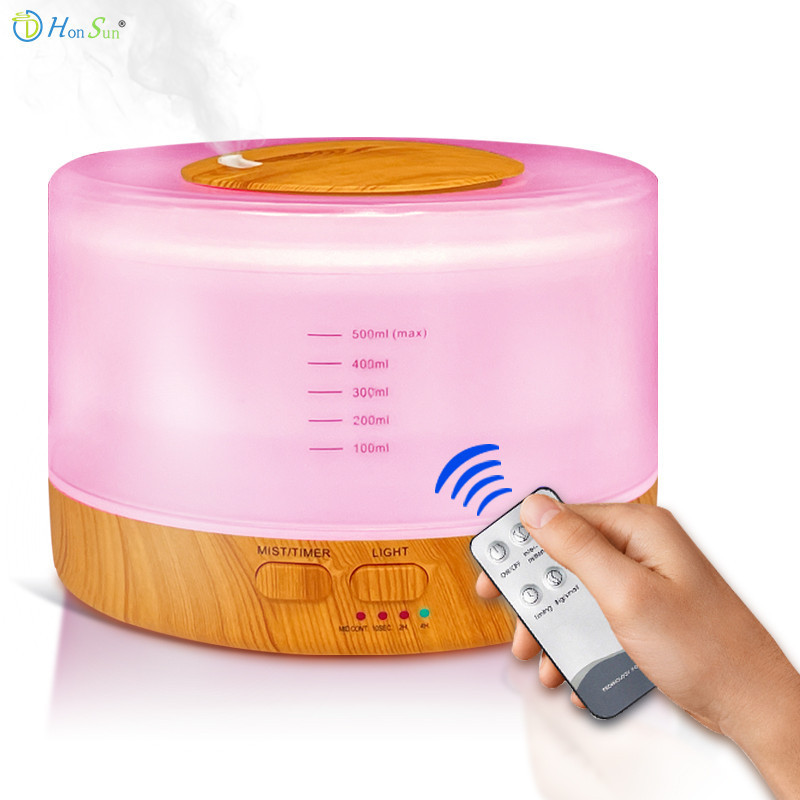 Smart Remote Control diffuseur de parfum Fragrance Aroma Perfume Difuser smart appliances with 7 colorful light for home