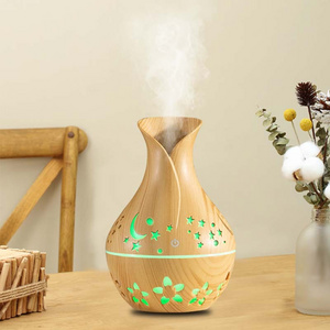 Manufacturer Portable Mini Air Cleaner Cool Mist Humidifier Humificador Ultrasonic Automatic Diffuser Hollow vase humidifier