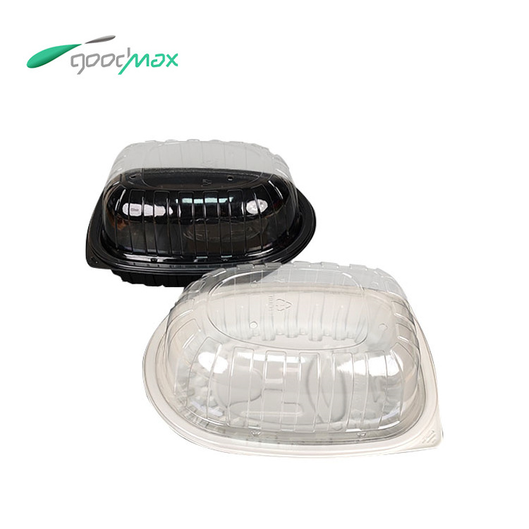 Wholesale Custom Disposable Roast Chicken Packaging Box PP Plastic Microwave Food Safety Container