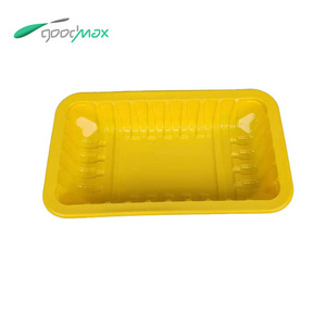 OEM ODM Eco-friendly Plastic Food Tray Custom Supermarket Meat Pre Disposable Packaging Vegetable Fruit Plate Tray