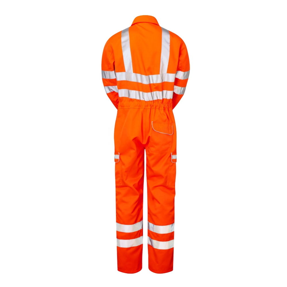 Wholesale Cheap Safety Work Coverall Overall Boiler Suits Coveralls for Factory Construction Workers Customized Logo Printed