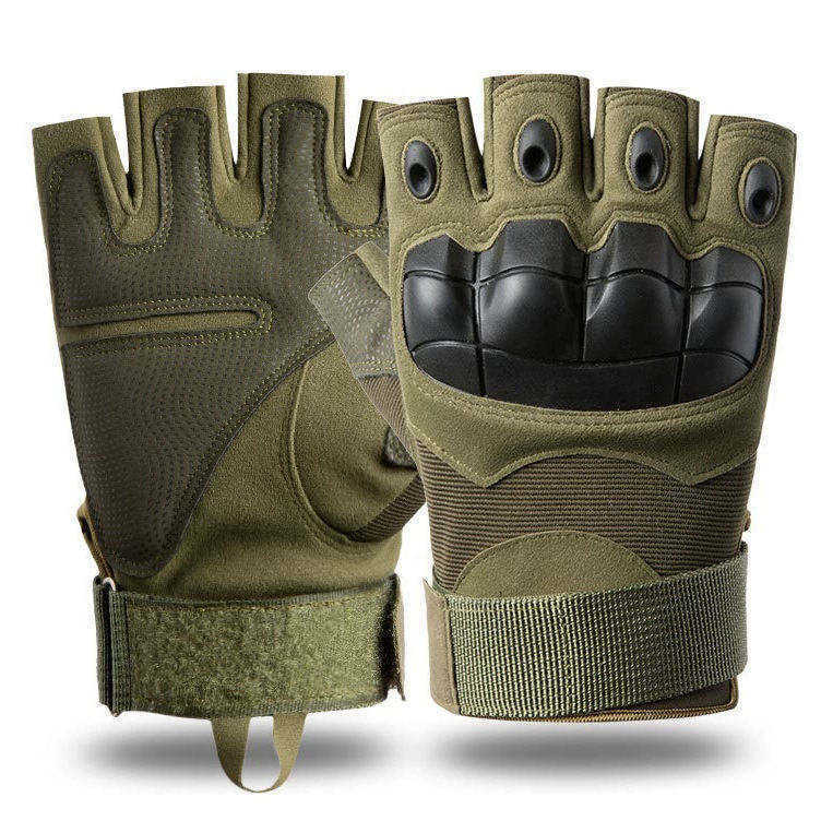 Factory Custom Full Half Finger Motorcycle Leather Sports Hunting guantes Shooting Outdoor Combat Tactical Gloves