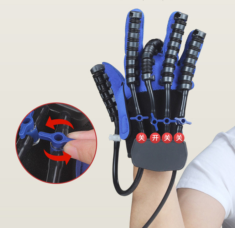 Original Factory Hand Rehabilitation Robot Glove Hot Sale Finger Exercise Machine Robotic Stroke Therapy Equipment