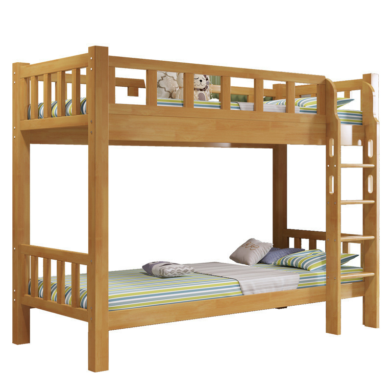 High Quality Durable Kindergarten Bunk Bed Children Double Wooden Bunk Bed For Sale