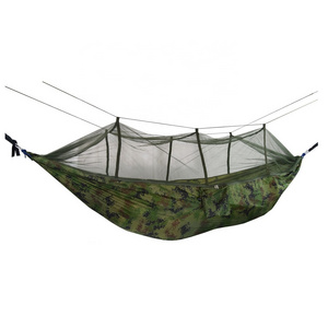 Outdoor Camping Travel Waterproof Tarp Lightweight Double & Single Portable Hammock with Mosquito Net