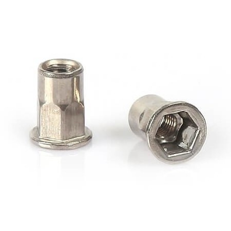 Fasten And Nut Hex Nut M6 Stainless Rivets