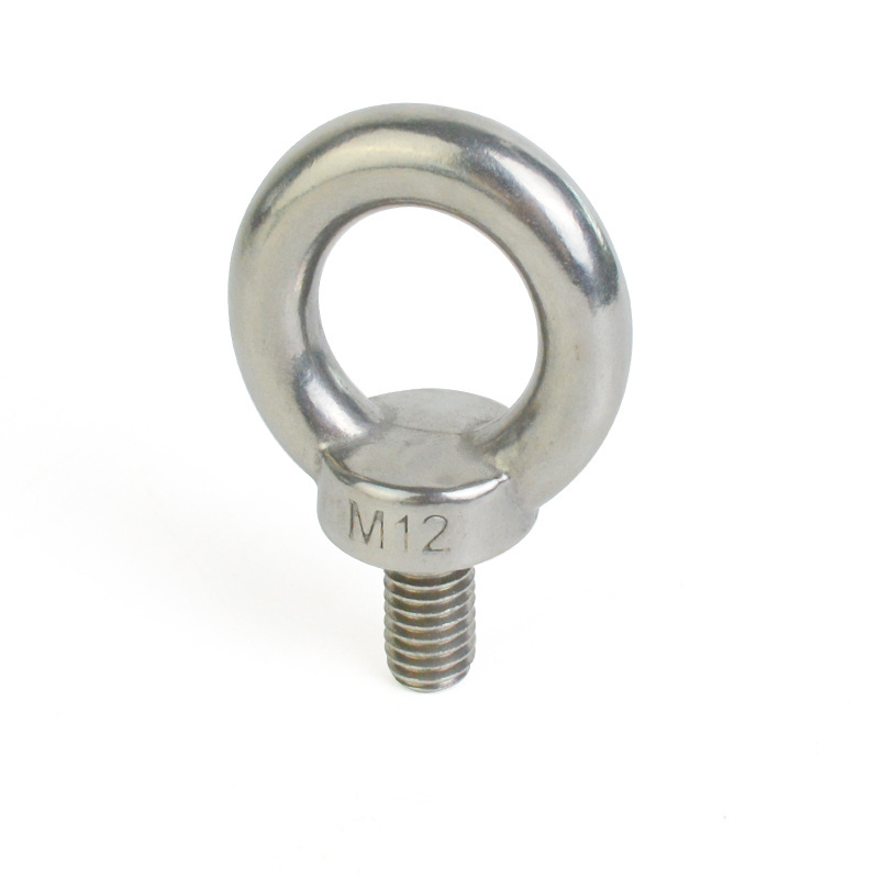 Goshen Stainless Steel SS316 A4-80 SS304 A2-70 M12 Eye Nut and Eye Bolt