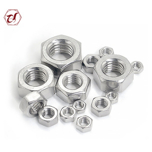 A4-80 Hex head nuts Din934 M10 M12 M16 M24 ss 304 316 Stainless steel hex nuts