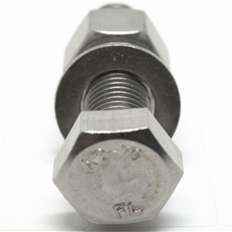 Sample Free Stainless Steel DIN 933 Bolt and Nut with Washers Stainless Steel Hex Bolt