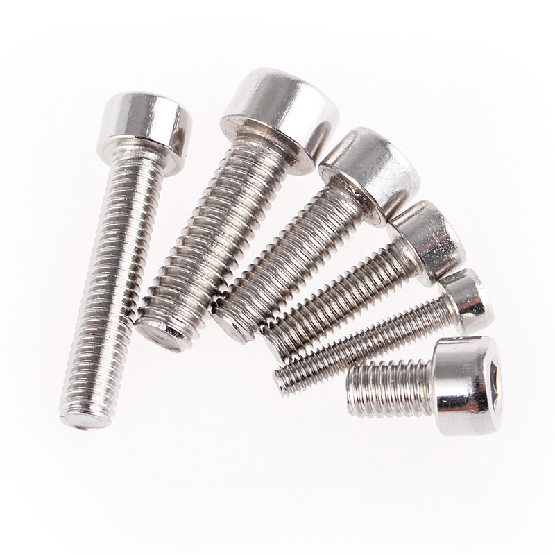 DIN912 m6 allen bolt SS 304 316 stainless steel hexagon socket screw gr8.8/10.9/12.9 hex screw head bolt screws