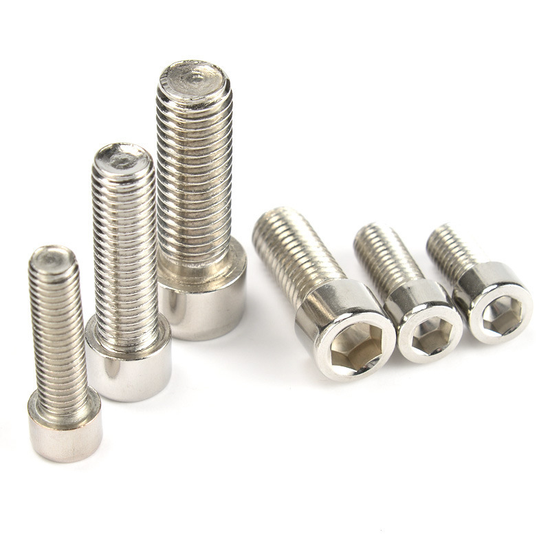 DIN912 m6 allen bolt SS 304 316 stainless steel hexagon socket screw gr8.8/10.9/12.9 hex screw head bolt screws