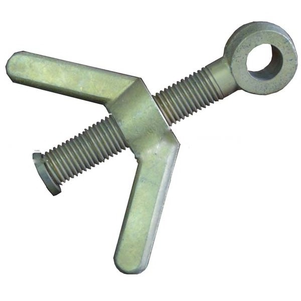 Stainless steel eye bolt china high precision customized zinc Coating 6mm eye bolt with m4 butterfly wing nut