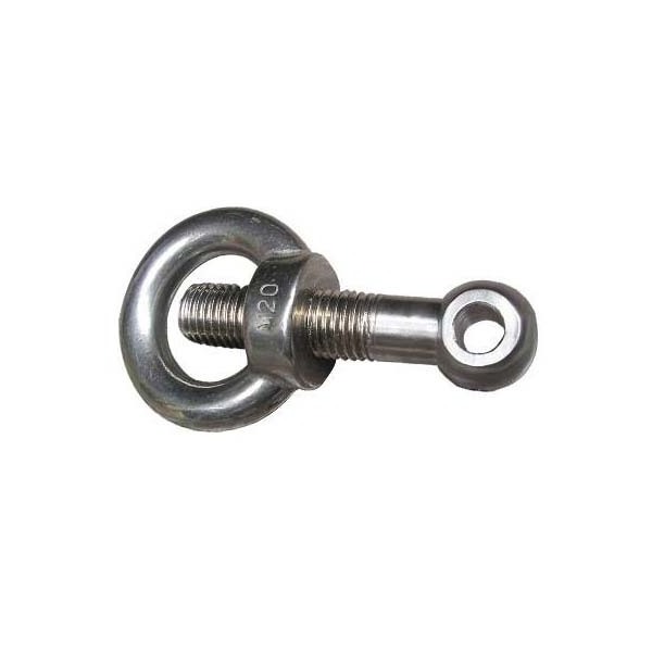 Stainless steel eye bolt china high precision customized zinc Coating 6mm eye bolt with m4 butterfly wing nut