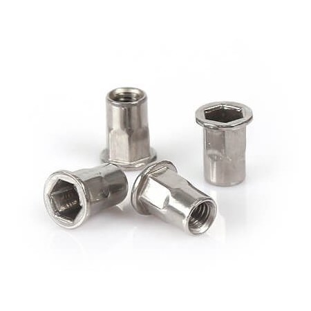 Fasten And Nut Hex Nut M6 Stainless Rivets