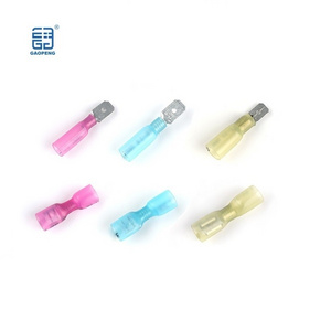 Heat Shrink Insulated Male Female Flag Spade Terminals Waterproof Electrical Marine Wire Connectors Disconnect Automotive