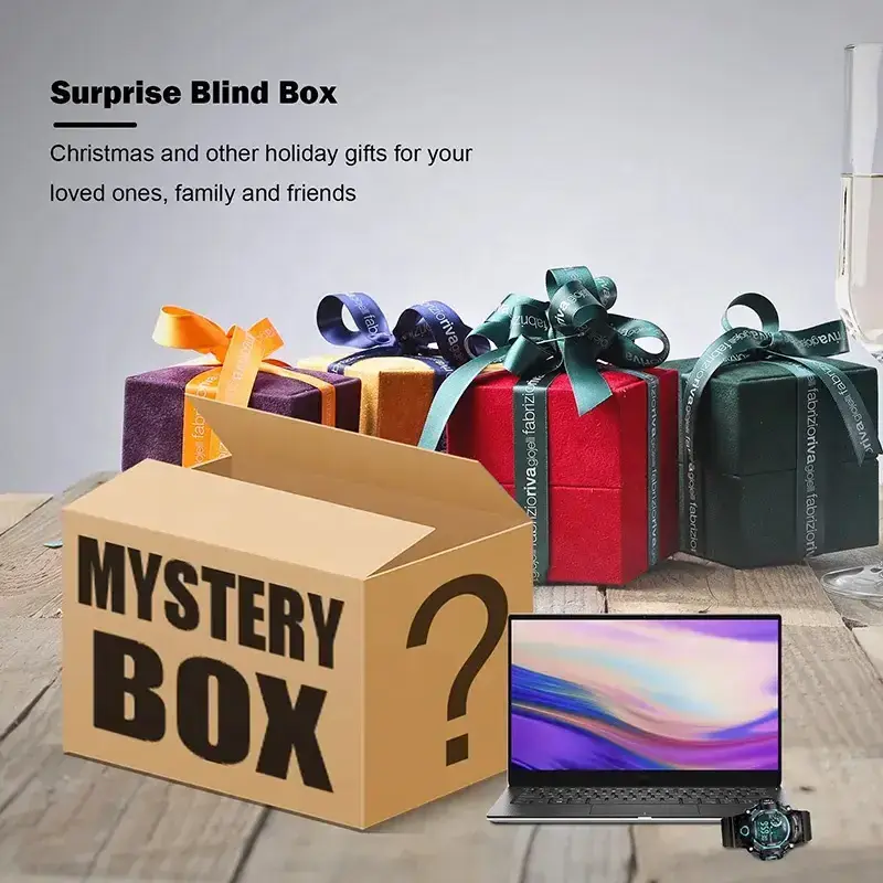 2023 Hot sales Lucky Mystery Box Blind Box 100% acquire High-quality Electronics Christmas Gift Random electronics products