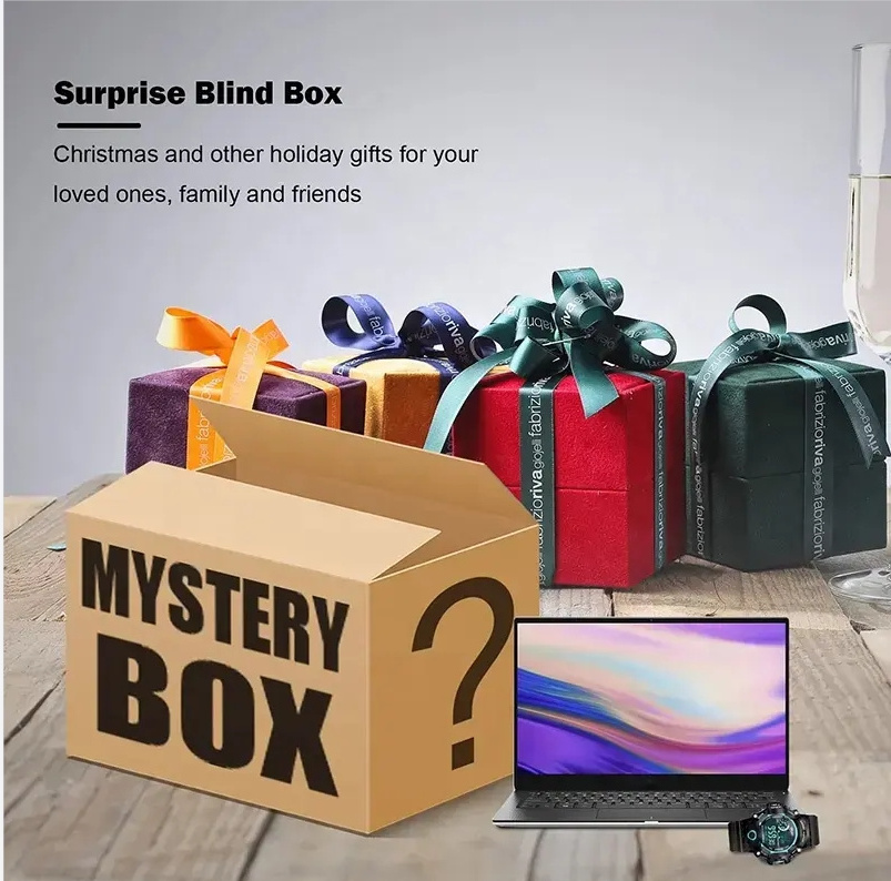 Electronic products Lucky mystery Gift toy blind box has a chance to open: wireless bluetooth earphone,smart watches,speaker