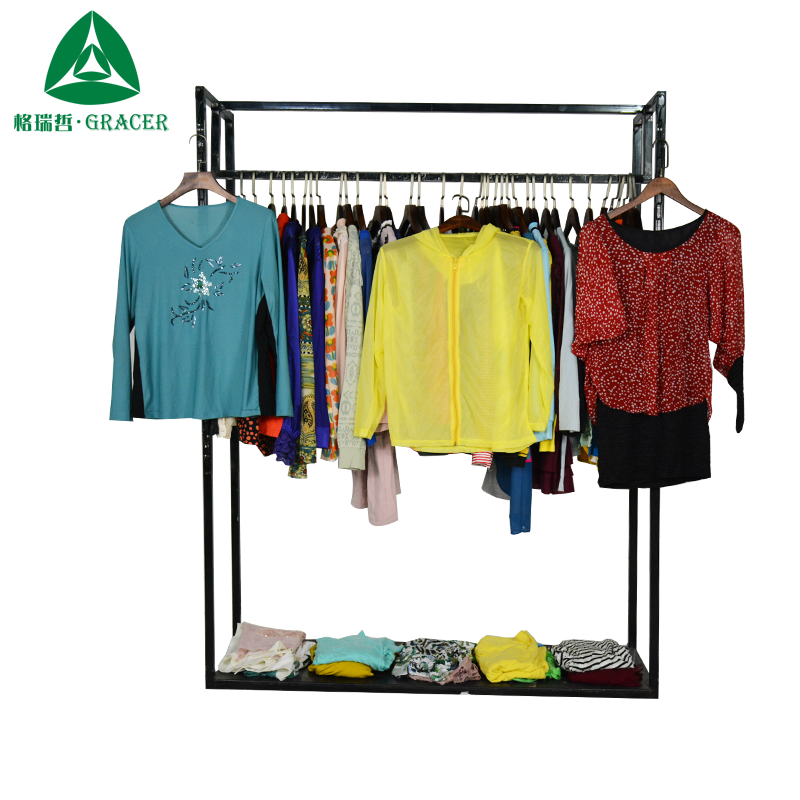 Wholesale fashion ladies tshirt used clothes second hand clothes