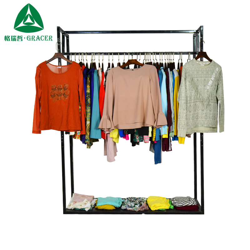 Wholesale fashion ladies tshirt used clothes second hand clothes