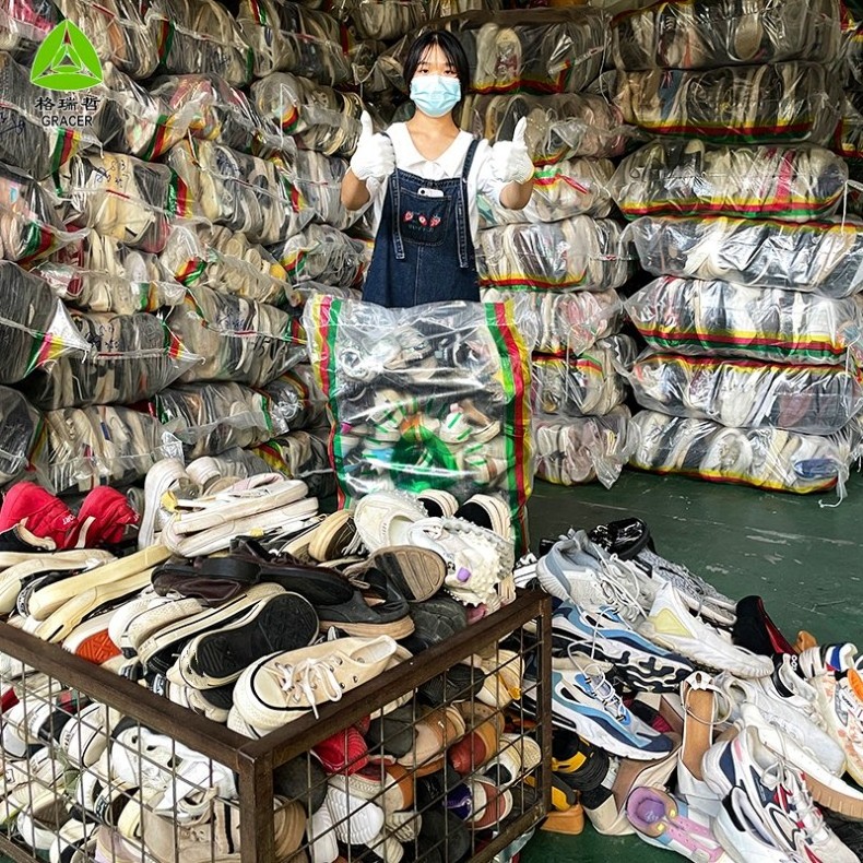 original bulk sports mixed second hand shoe stock branded used shoes bales in dubai