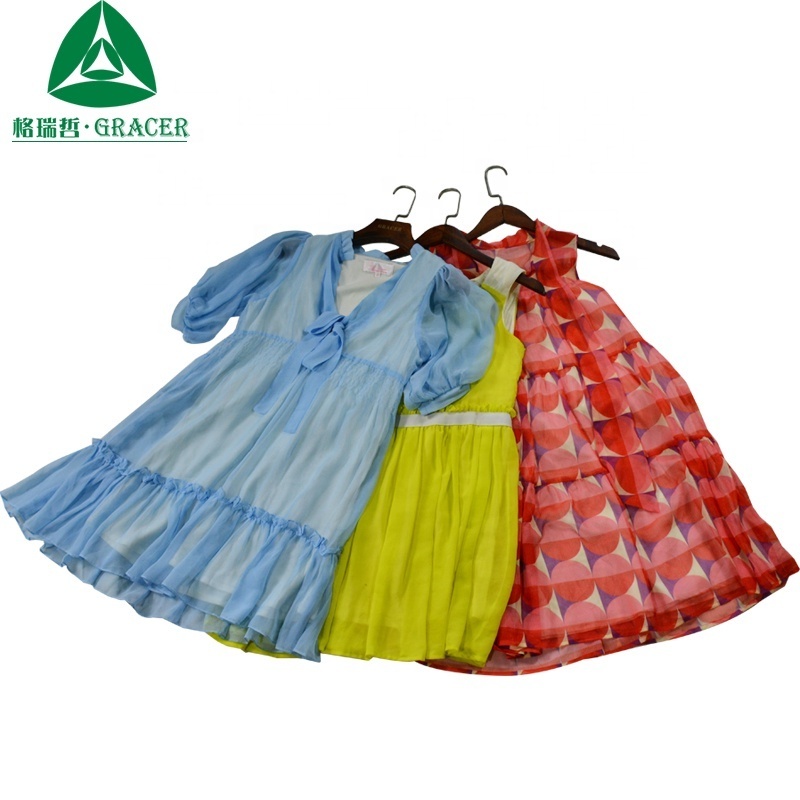 Hot sale second hand dress women wholesale used clothing in south korea