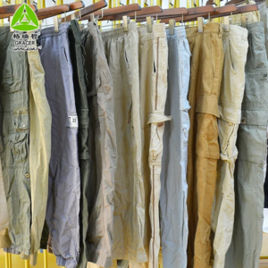 Thrift Used Adult Cargo Long Pants Mixed Used Clothes Bales Used Clothing In Ghana