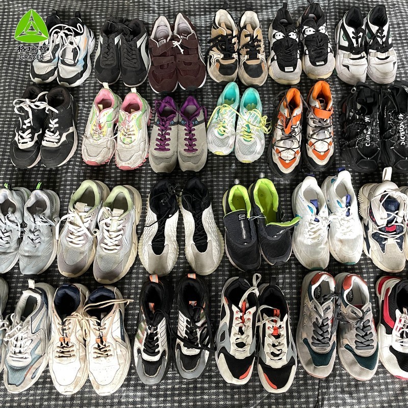 original bulk sports mixed second hand shoe stock branded used shoes bales in dubai