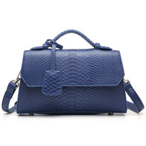 Hot-selling Snake Pattern Leather Hand Bags Python Clutch Ladies Bag Luxury Women Handbags