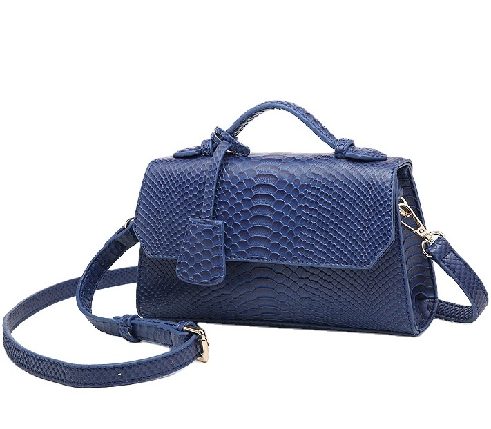 Hot-selling Snake Pattern Leather Hand Bags Python Clutch Ladies Bag Luxury Women Handbags