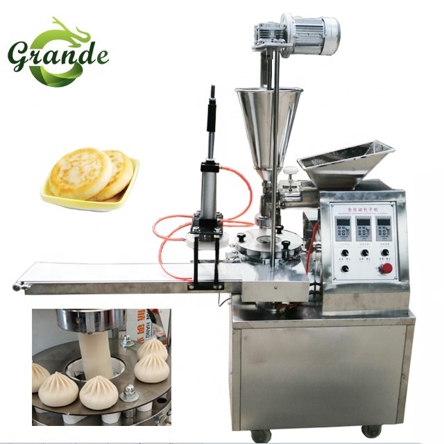 2023 High Efficiency Bun Making Machine Automatic Small Steamed Stuffed Bun Baozi Nepal Momo Dimsum Making Machine