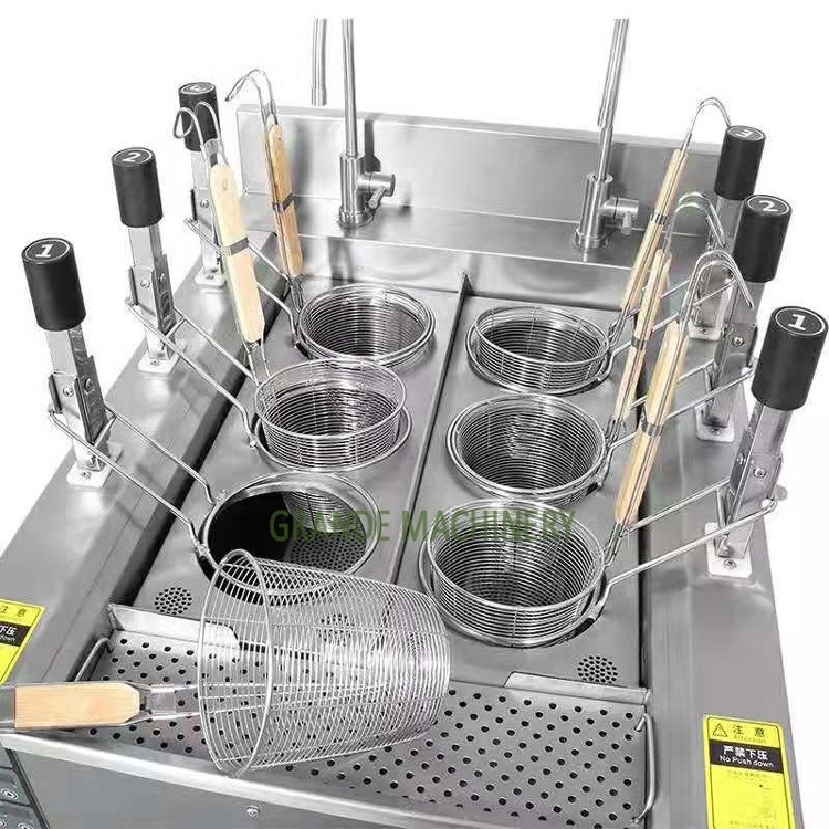 Auto Lift-up Electric Noodle Machine Pasta Cooker Noodle Boiler Commercial Noodle Cooking Machine Kitchen Equipment